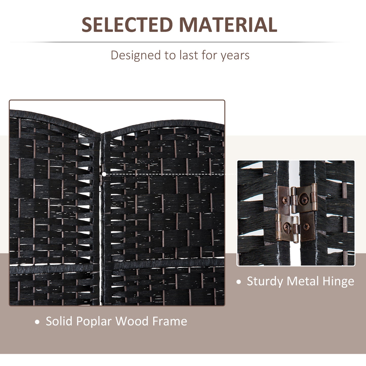 Jiron Craftsman Weave Room Divider