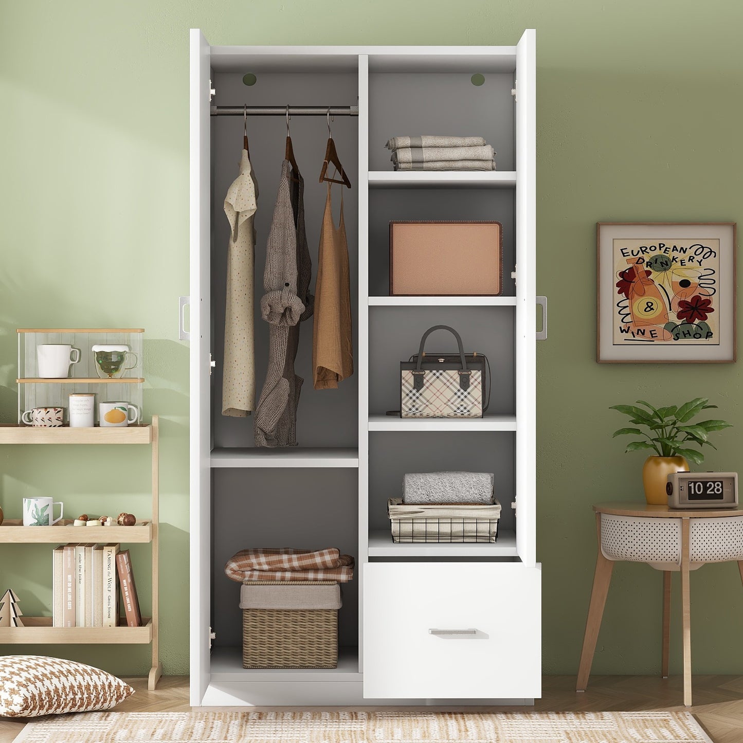 Napa Contemporary Wooden Armoire
