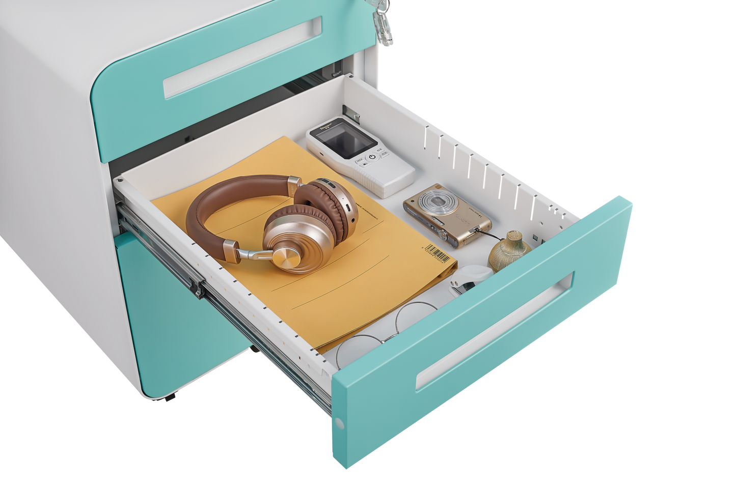Mission Modern Mobile File Storage Cabinet
