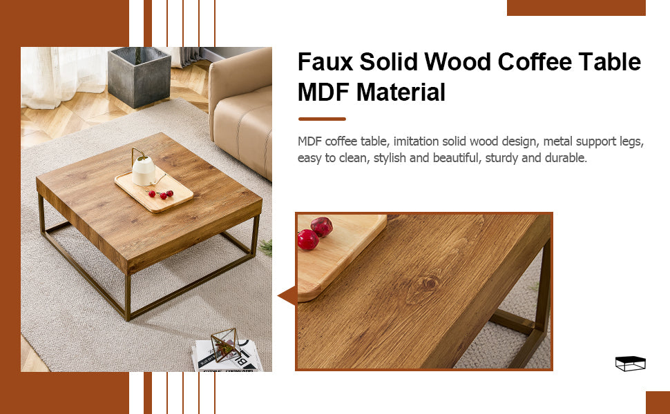 Westport Modern Rectangular Coffee Table