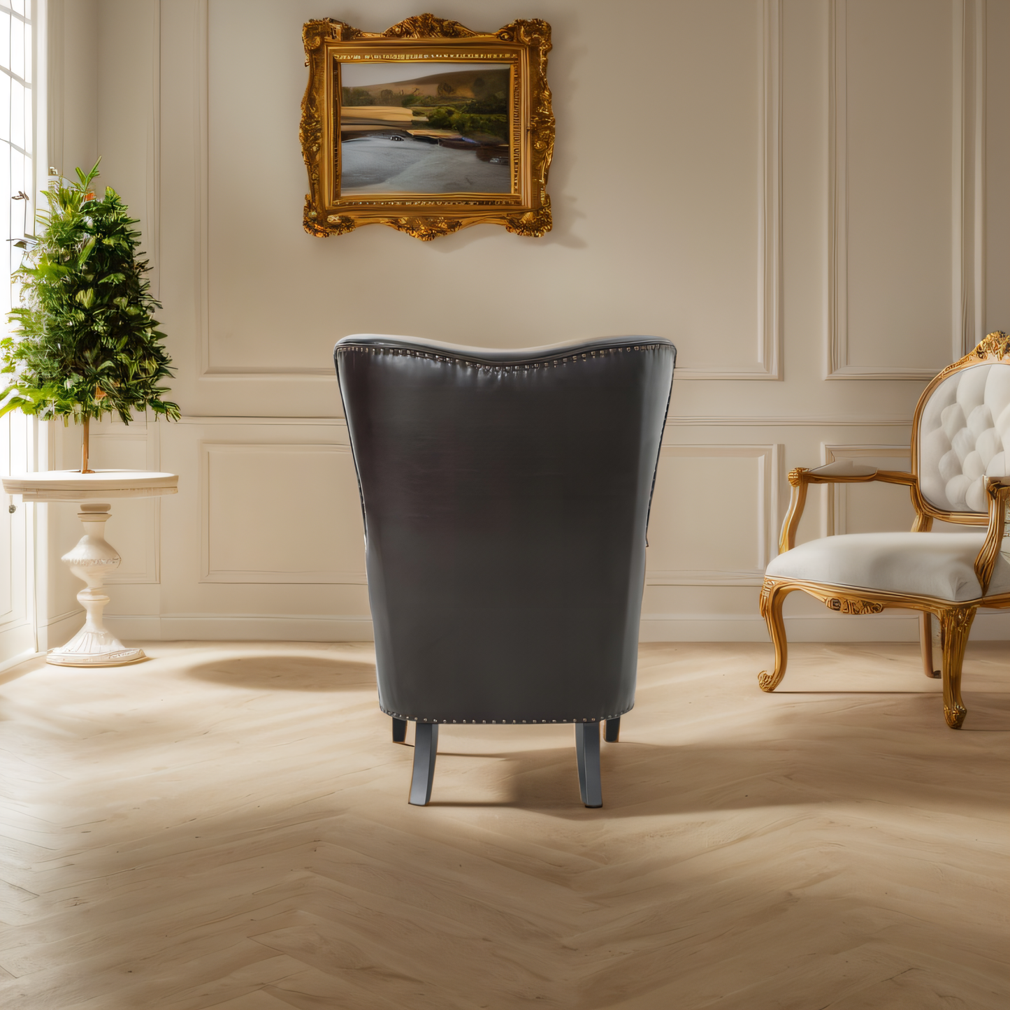 Bartholomew Traditional Elegant High Back Chair