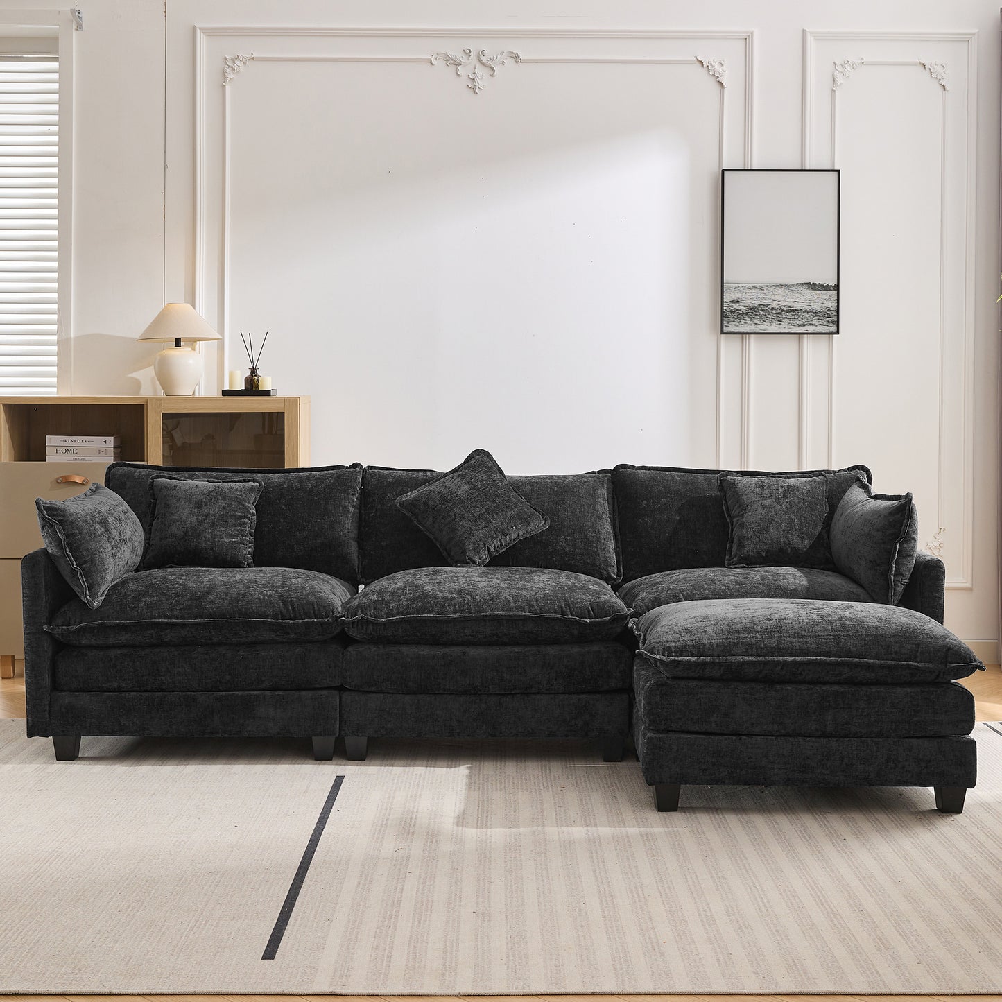 Fitch Modern L-Shape Luxury Sofa