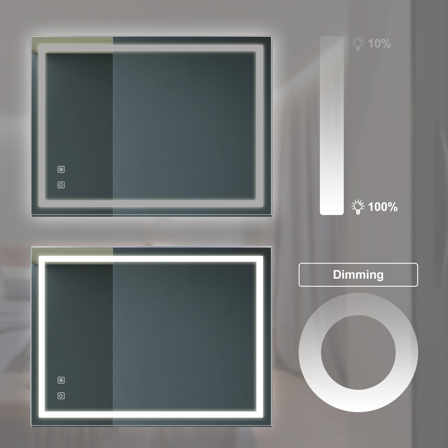 Marcel Contemporary Vanity Mirror