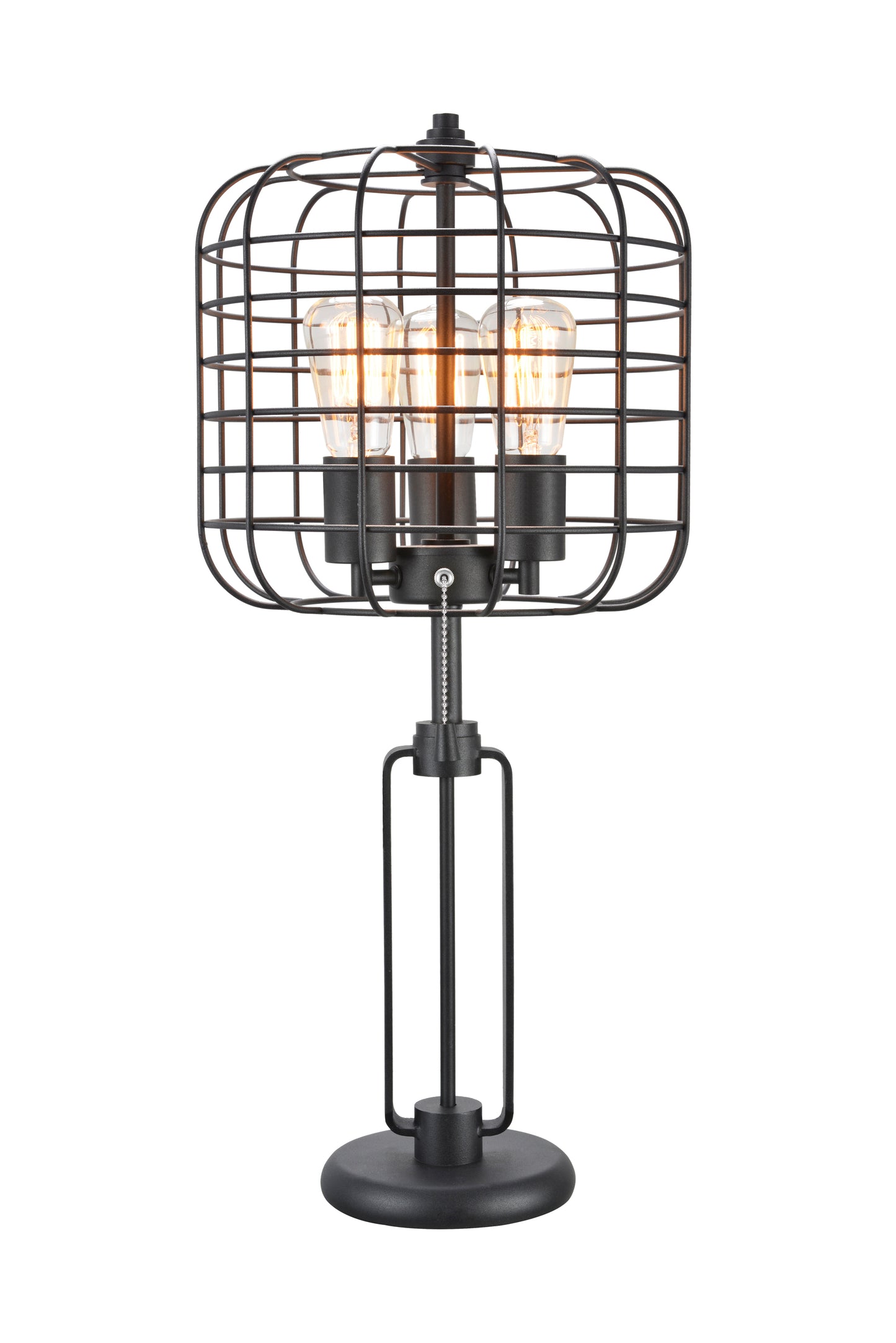 Irvington Industrial Wire Cage Table Lamp
