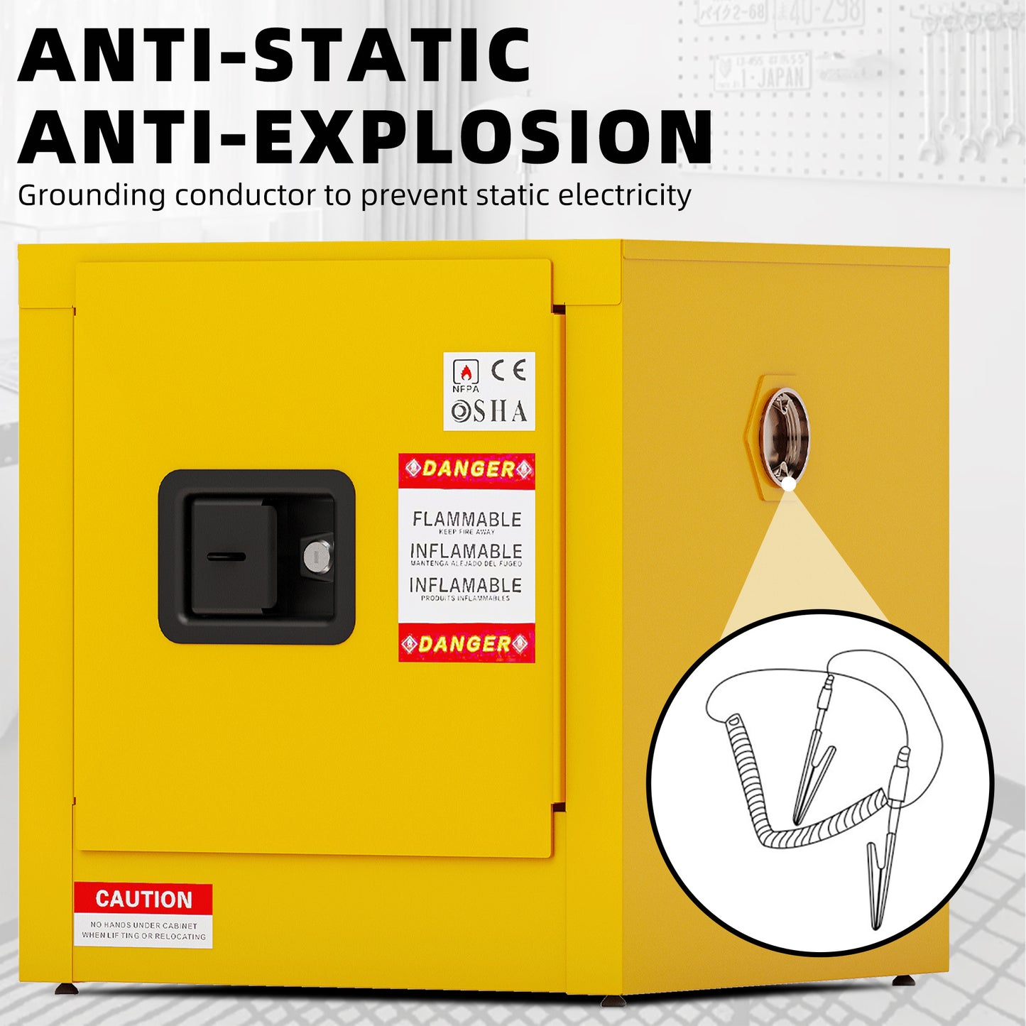 Mission Industrial Flammable Steel Safety Cabinet
