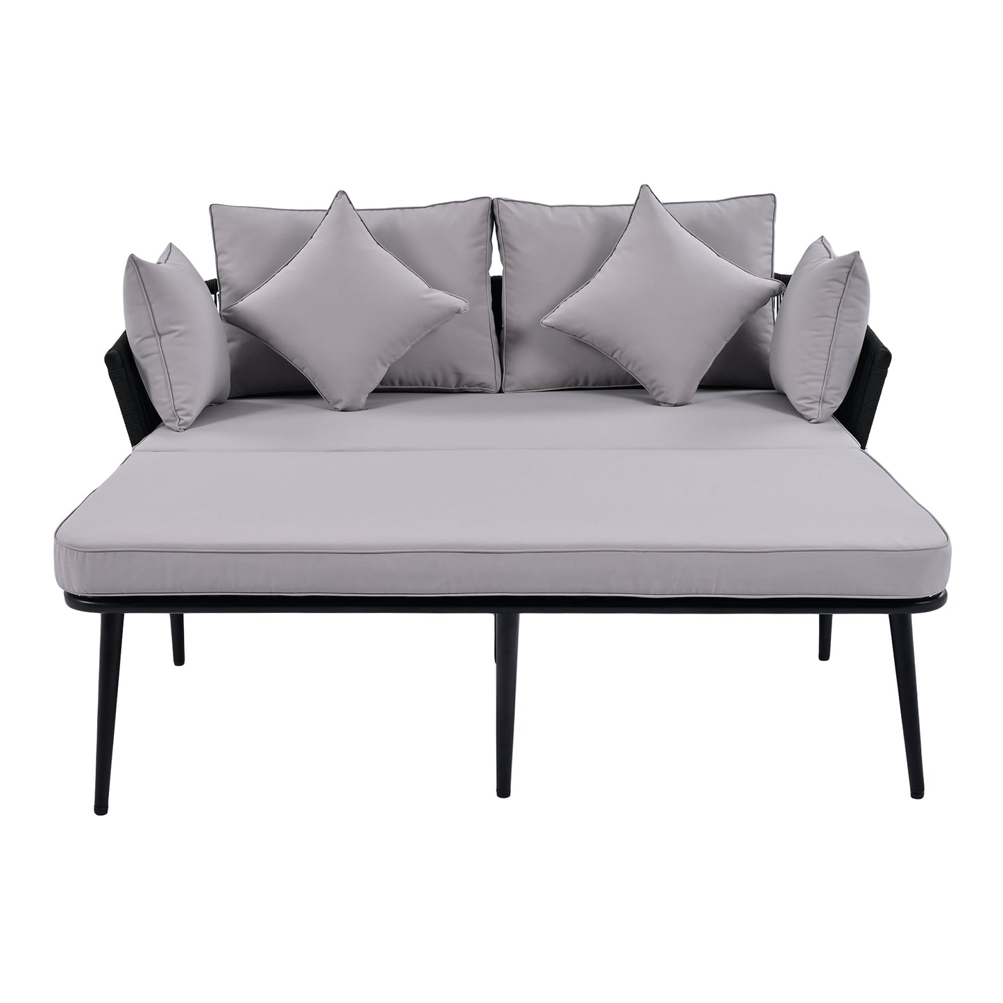 Irvington Modern Woven Rope Daybed