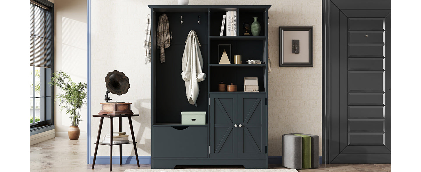 Calista Modern Elegant Storage Coat Rack