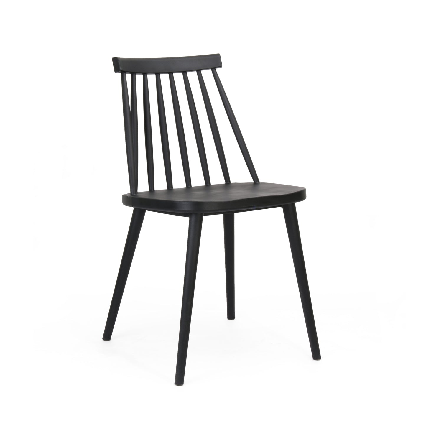 Bartholomew Contemporary Farmhouse Spindle Back Dining Chairs