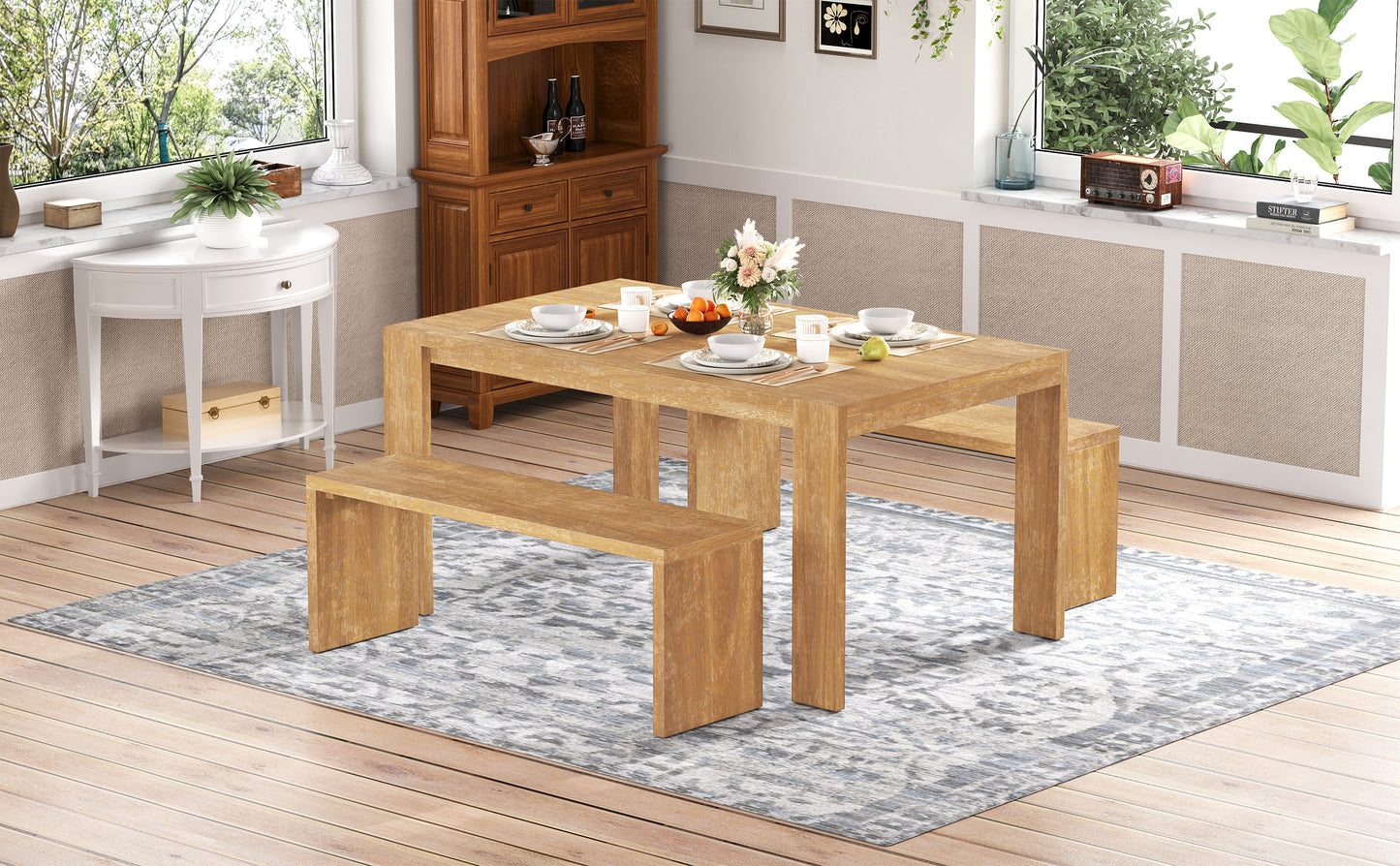 Silverleaf Modern Farmhouse Dining Set