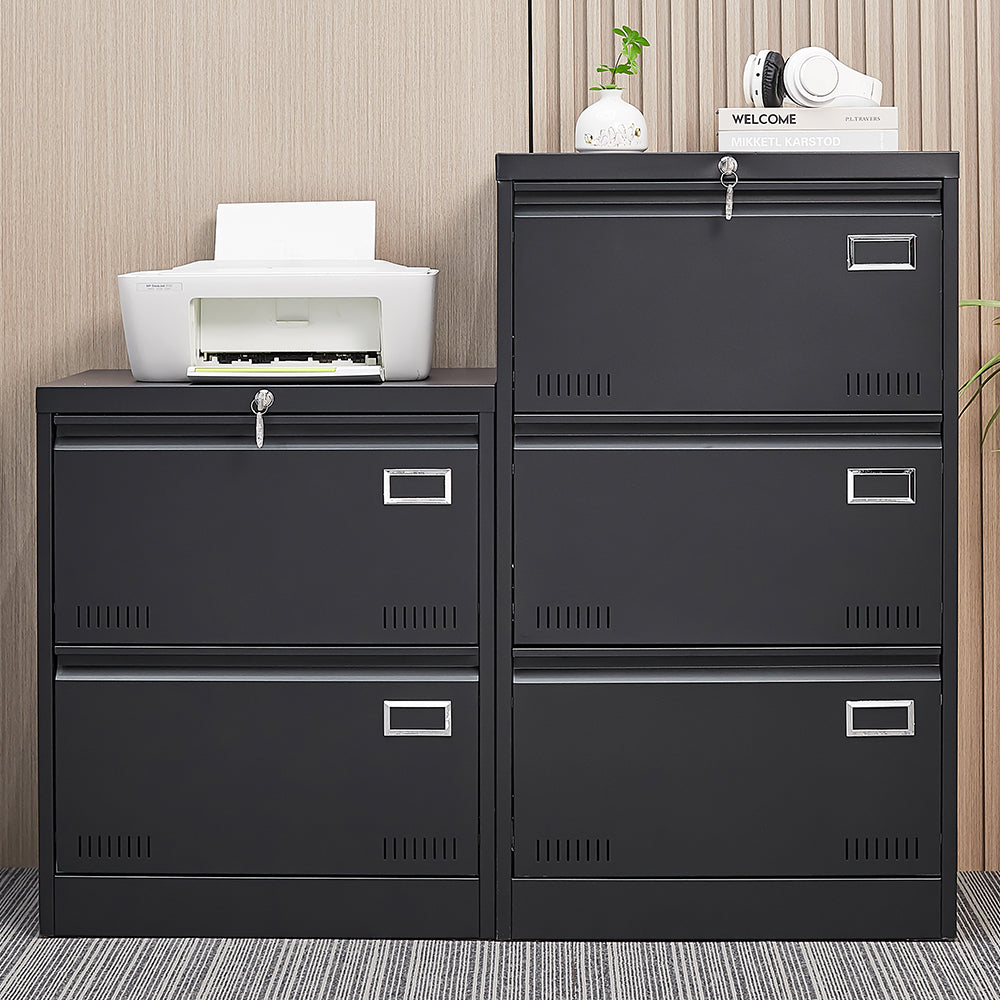 Niles Modern Locking Metal File Cabinet