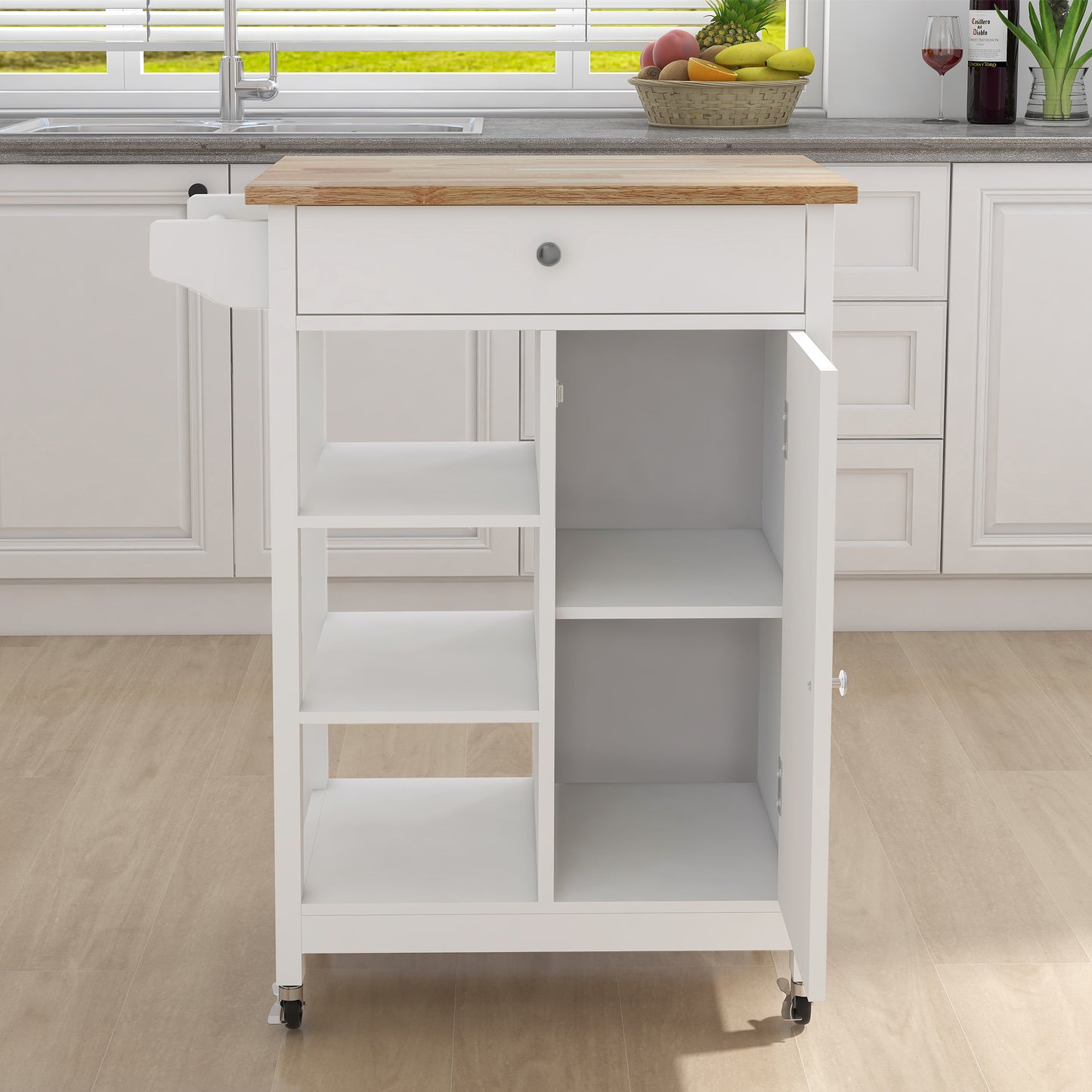 Westport Modern Kitchen Island Trolley Cart