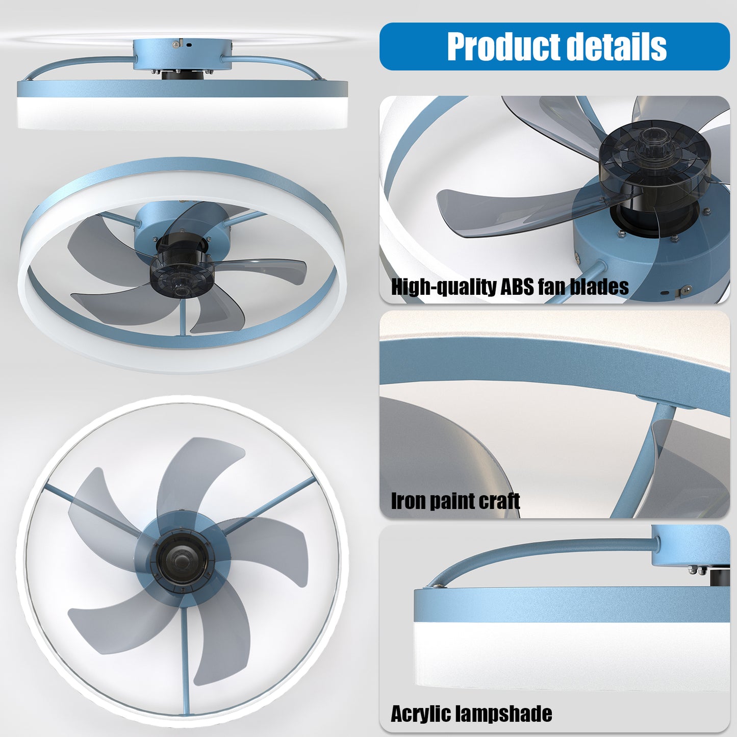 Emery Modern Dimmable LED Ceiling