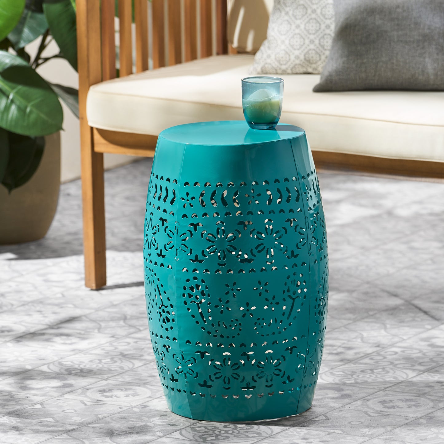 Justo Modern Minimalist Outdoor Side Table