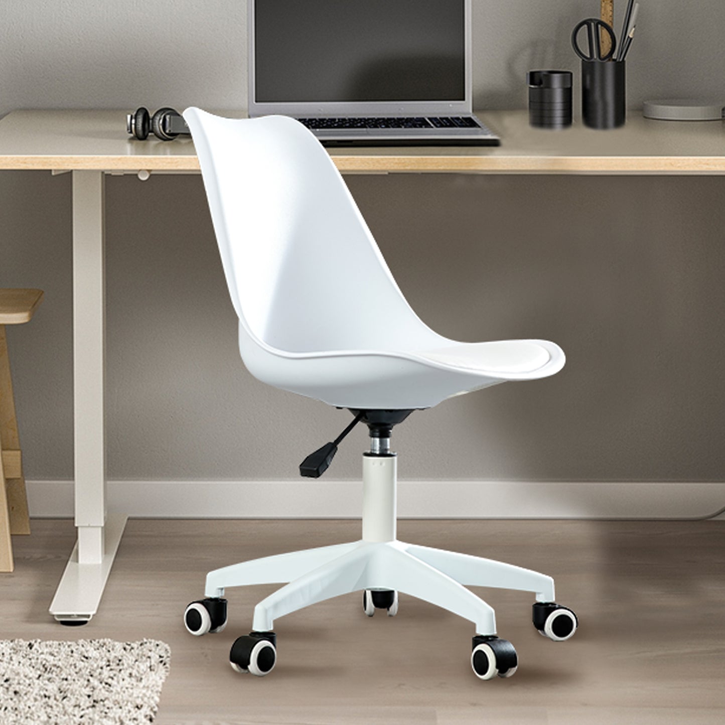 Amity Modern Plastic Swivel Chair