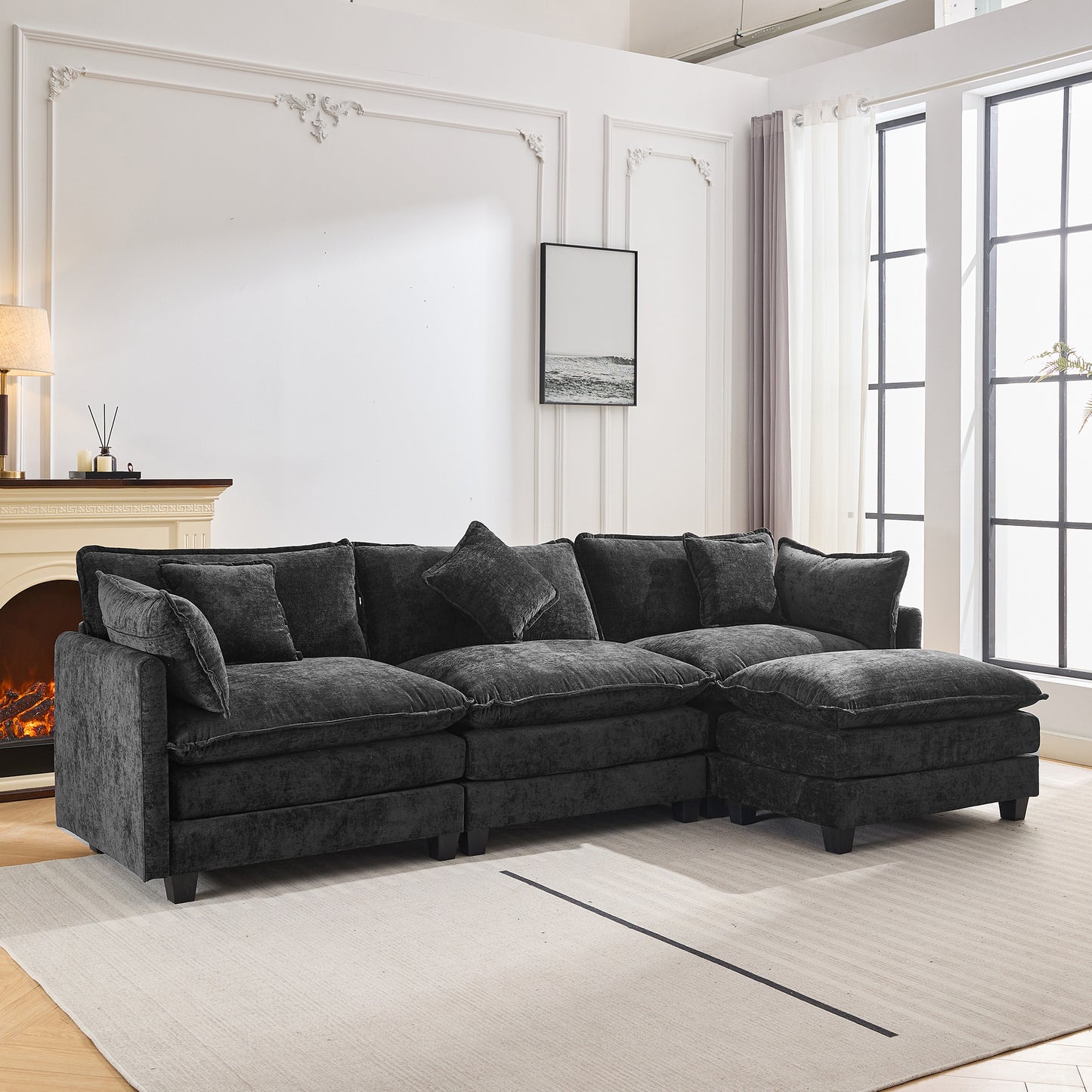 Fitch Modern L-Shape Luxury Sofa