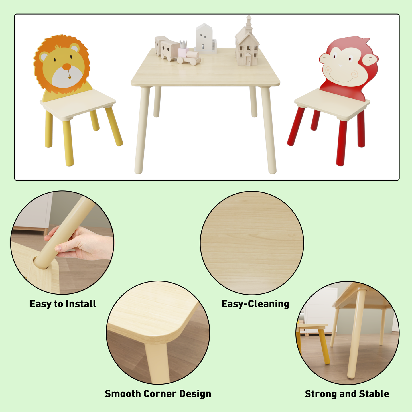 Napa Craftsman Toddler Activity Table Set