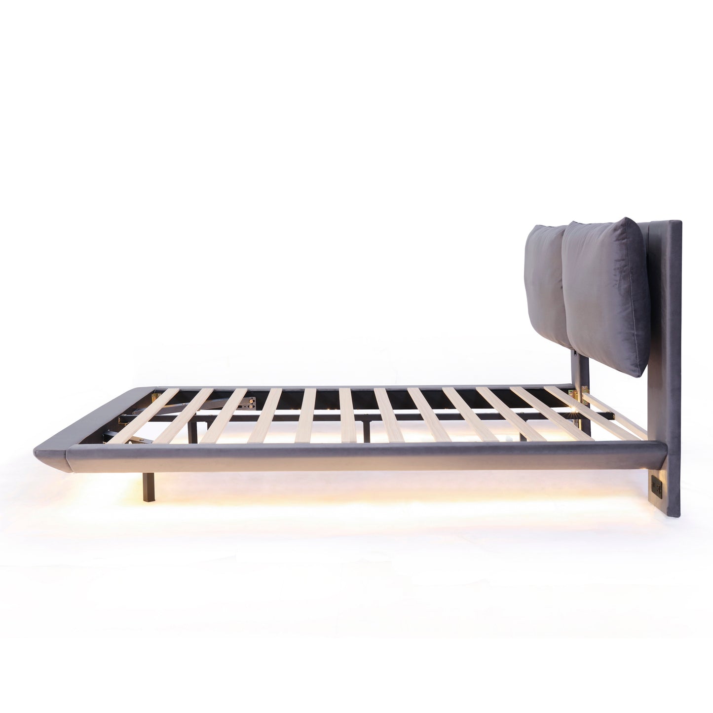 Lula Modern Upholstered Platform Bed