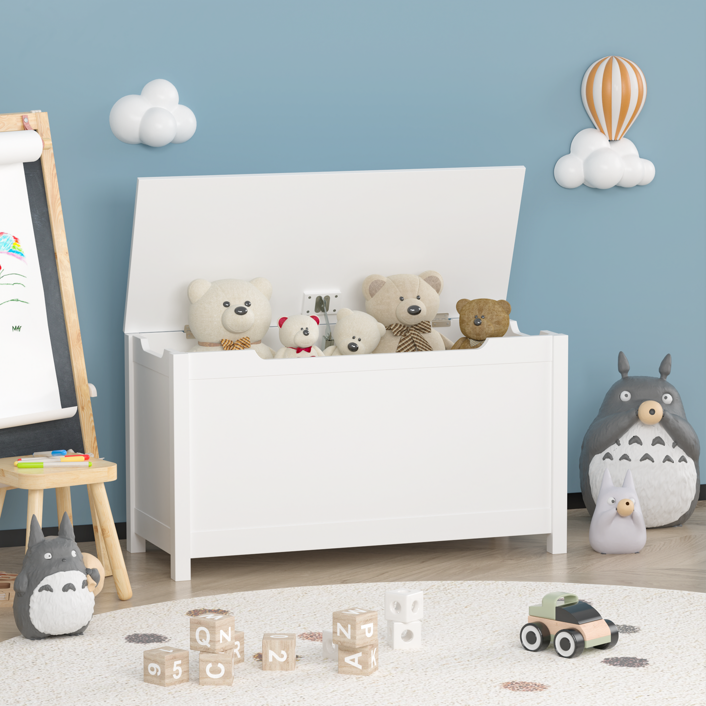 Sonoma Craftsman Wooden Toy Box Storage