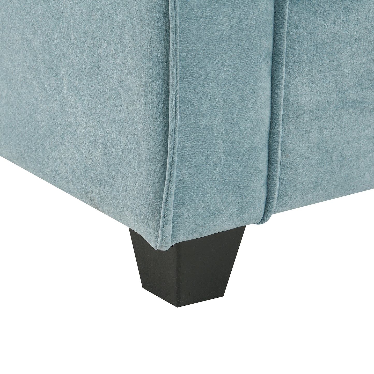 Lula Modern Velvet Convertible Sofa