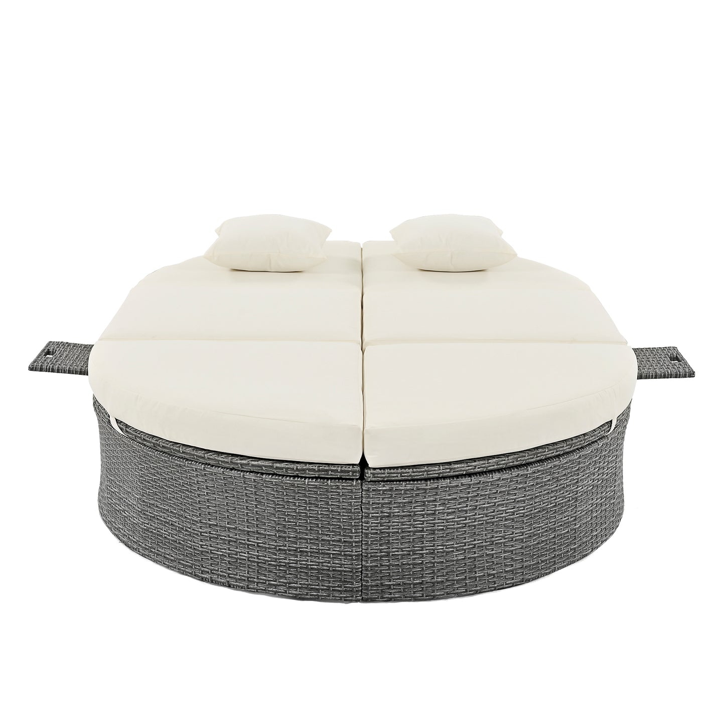 Centerville Modern Chaise Rattan Sun Daybed