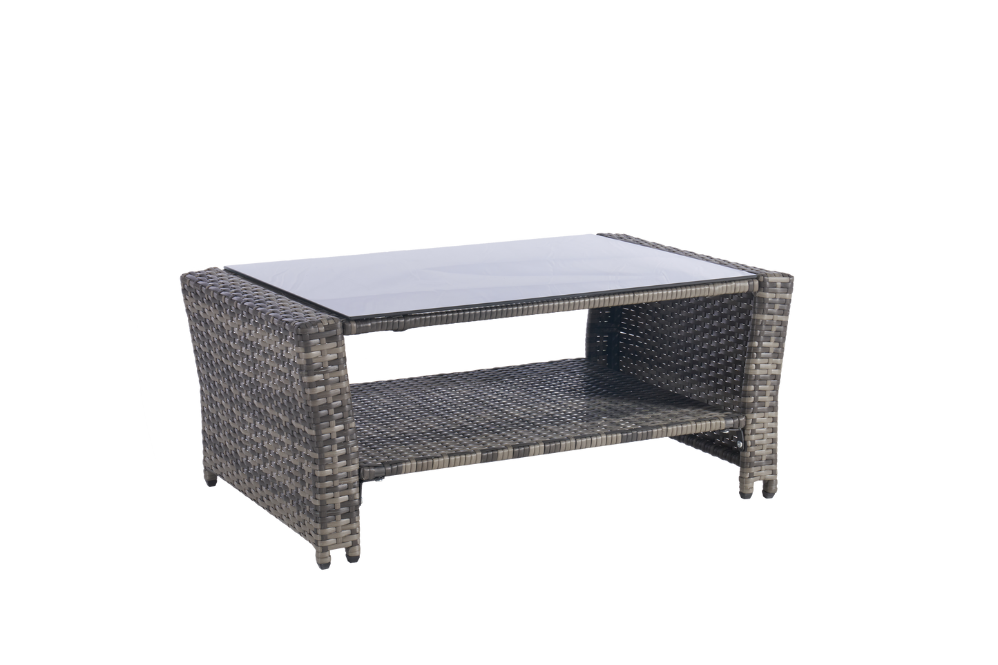 Marites Modern Patio Wicker Furniture Set