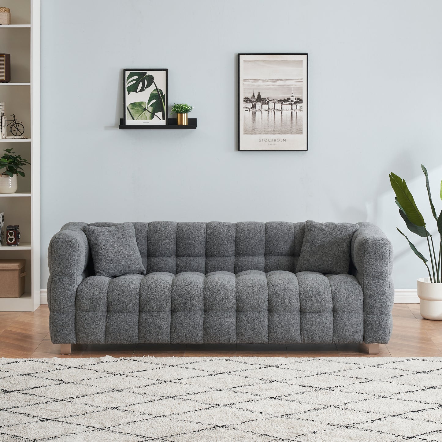 Healdsburg Contemporary Teddy Fleece Sofa
