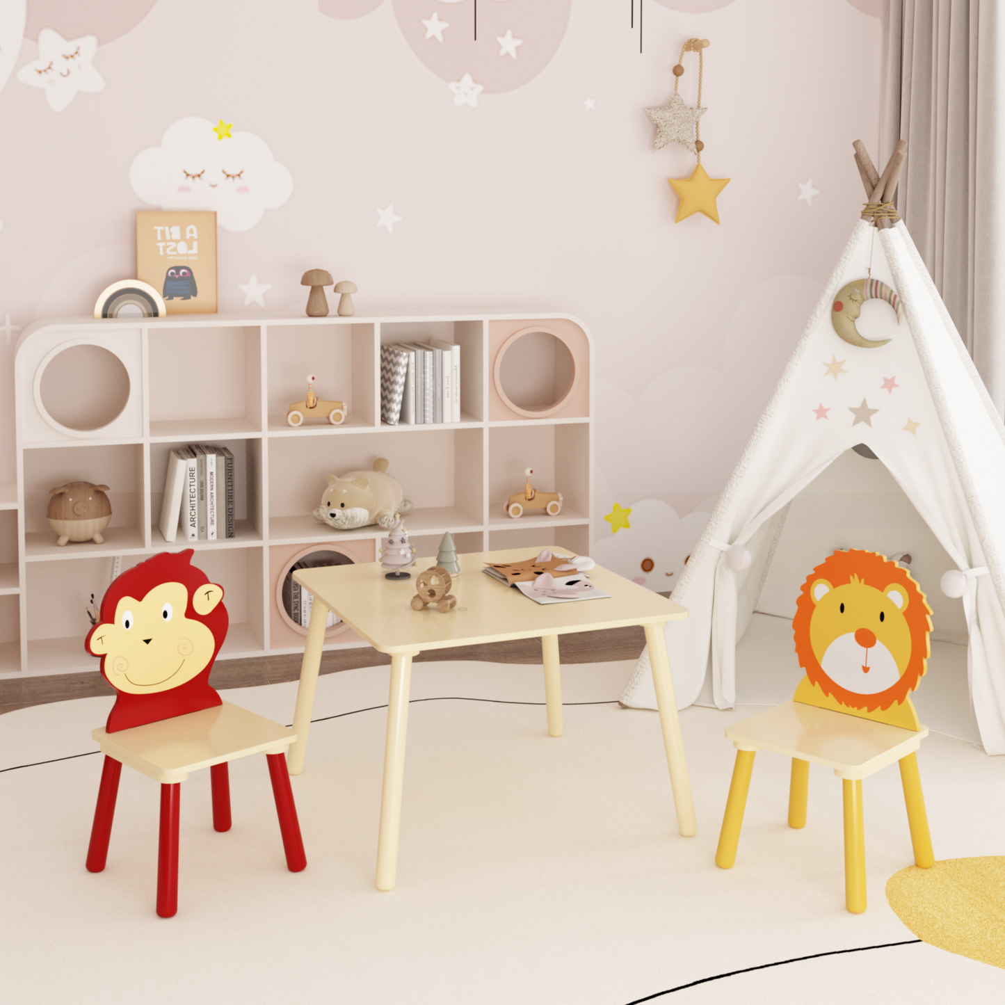 Napa Craftsman Toddler Activity Table Set