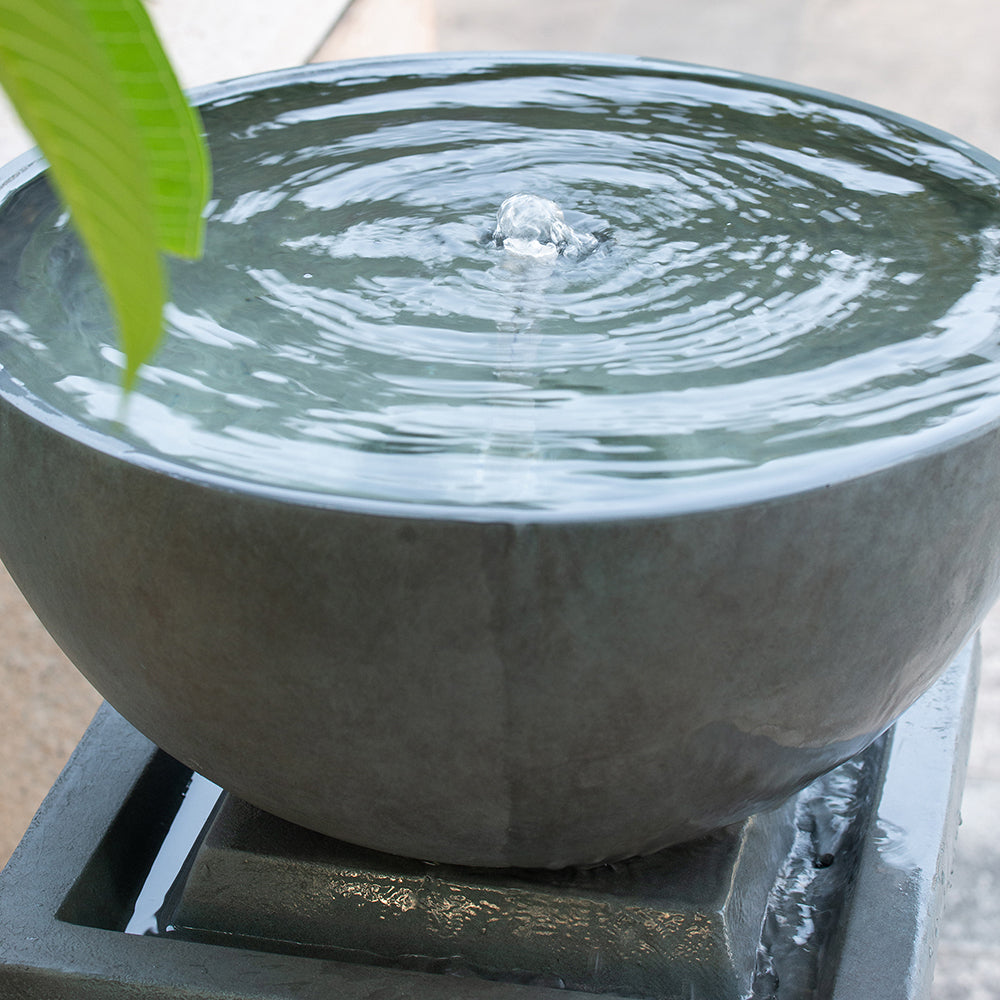 Niles Contemporary Relaxing Outdoor Water Fountain
