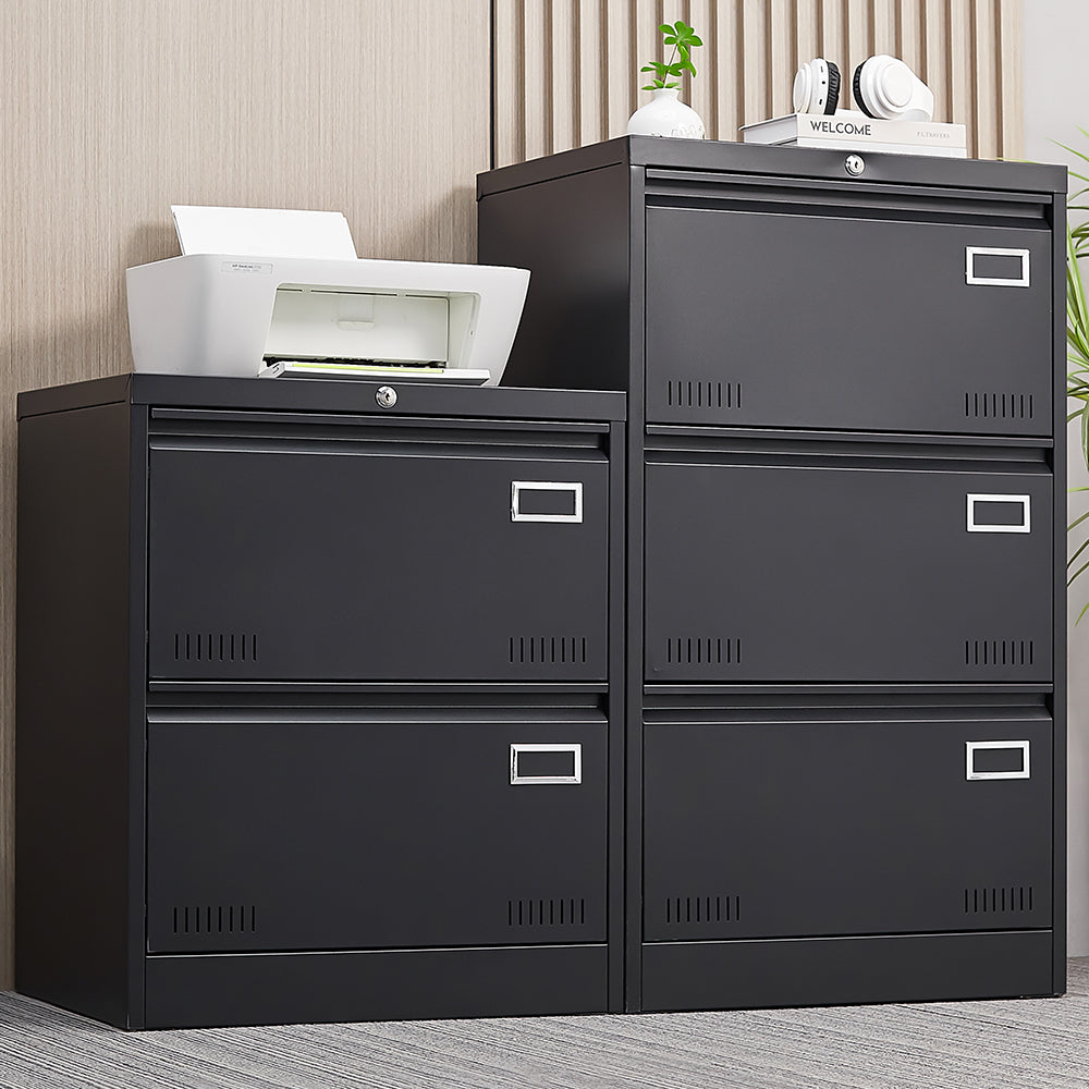 Niles Modern Locking Metal File Cabinet