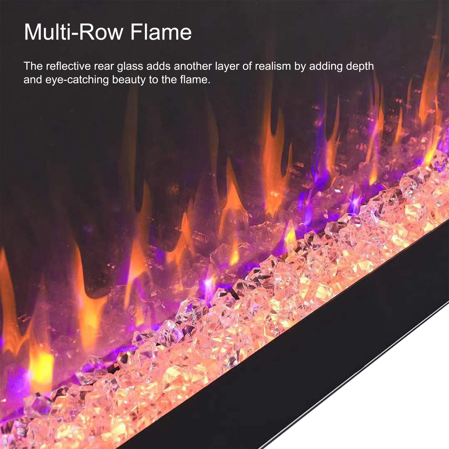 Jiron Modern Electric Wall Fireplace