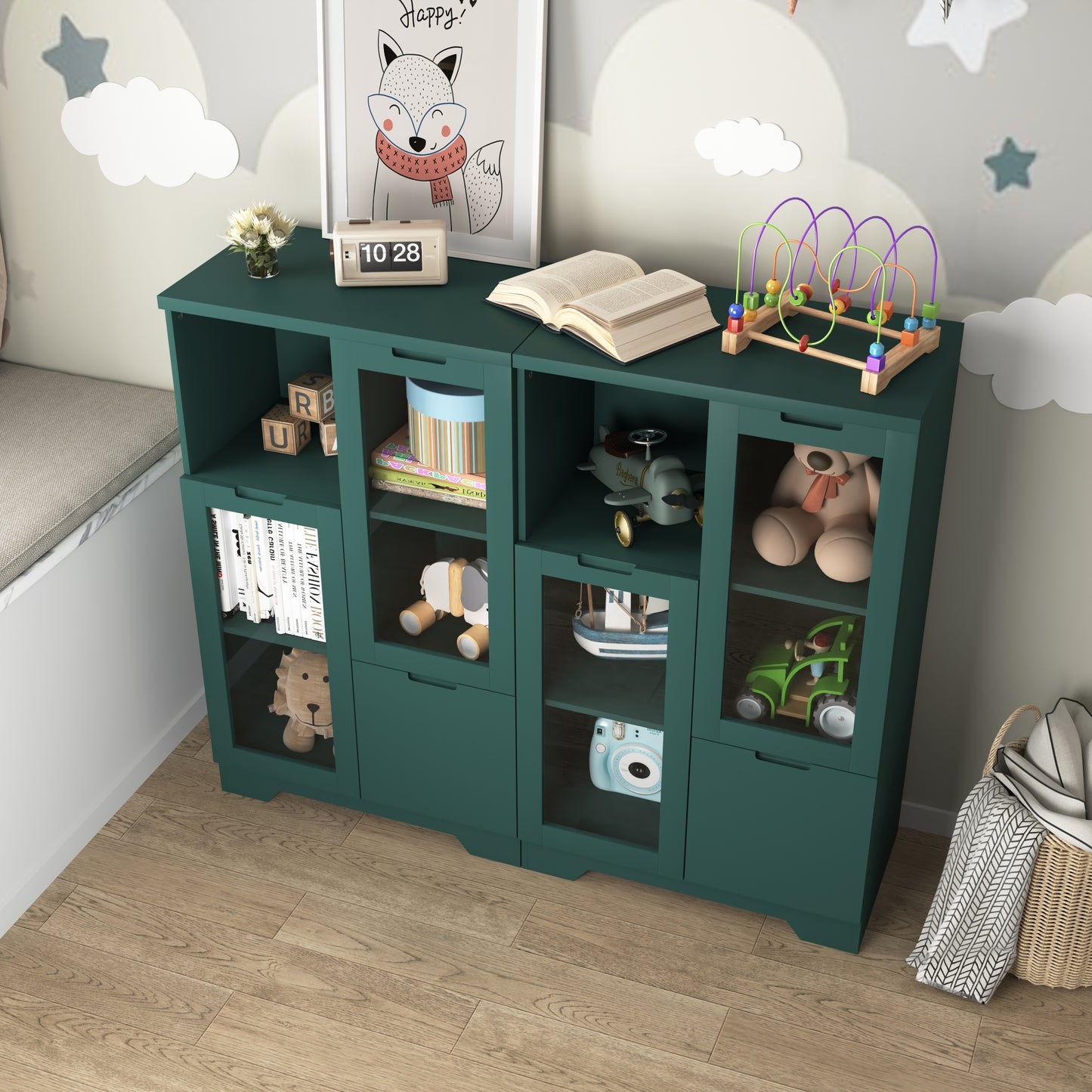 Napa Modern Bedroom Painted Storage Cabinet