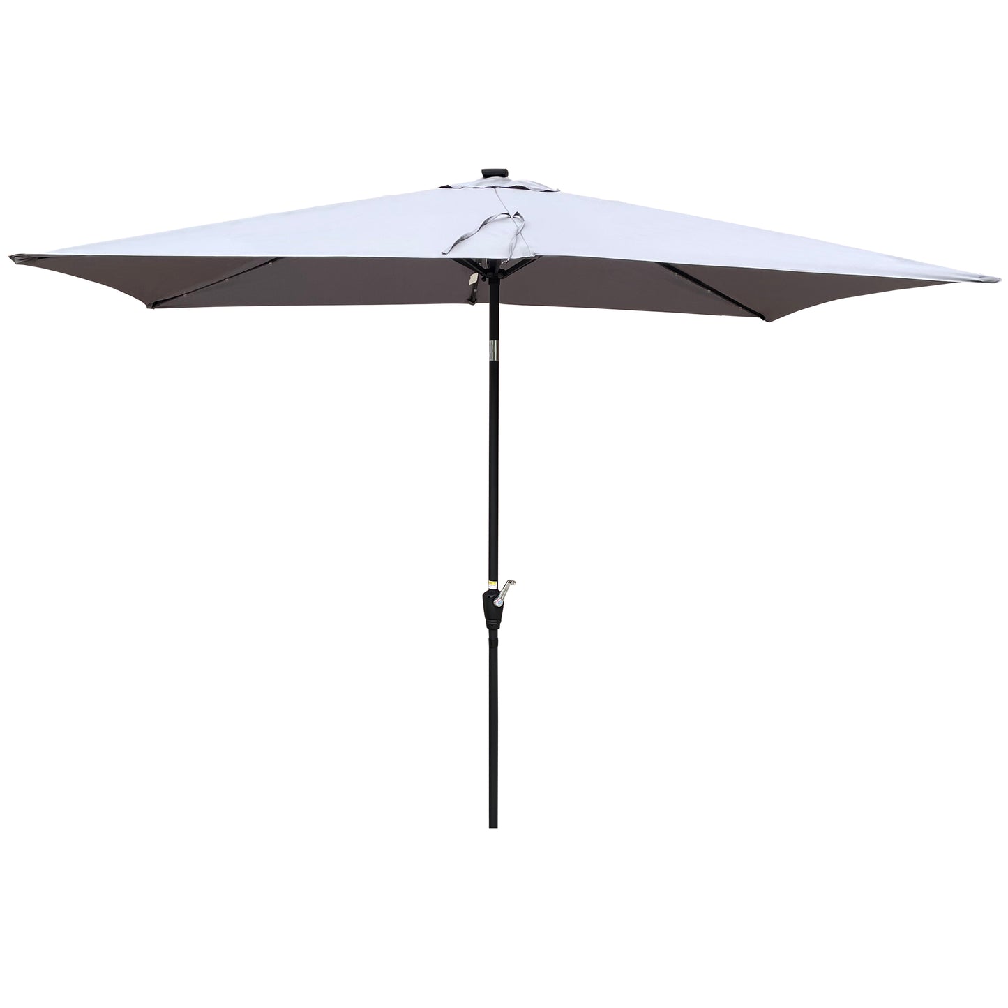 Bartholomew Modern Solar LED Patio Umbrella