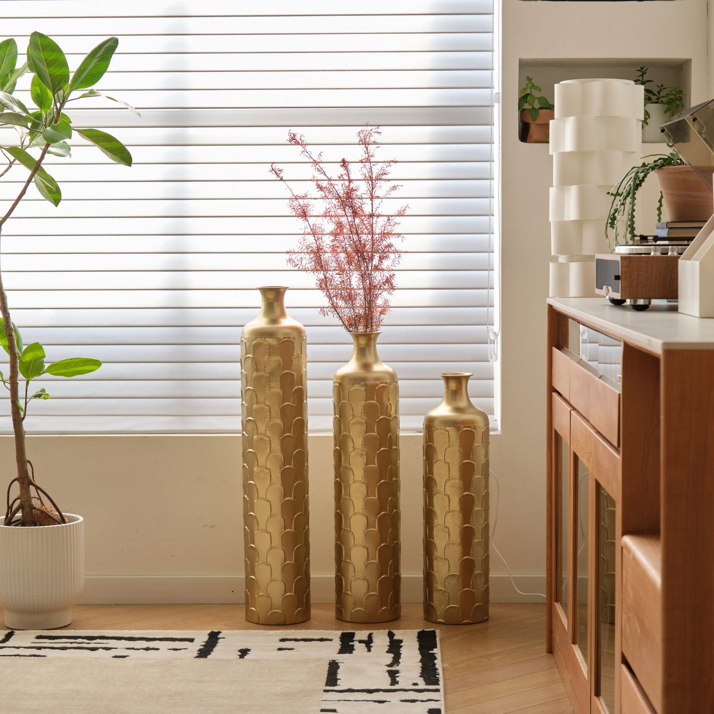 Niles Contemporary Glazed Floor Vases