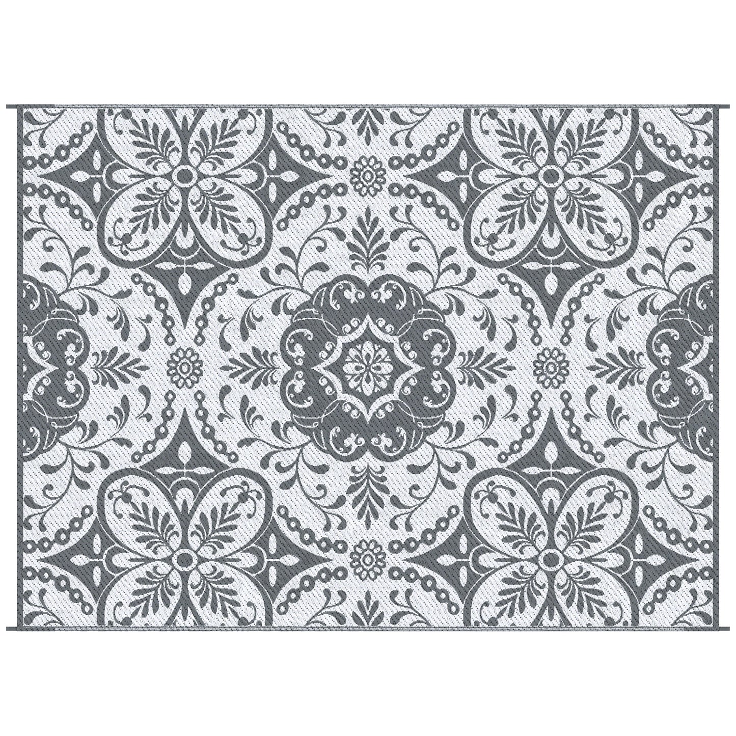 Mission Modern Outdoor Straw Rug