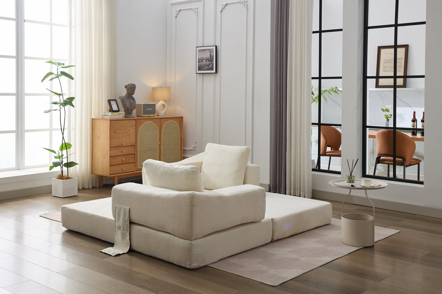 Healdsburg Contemporary Fold-Out Couch Sofa