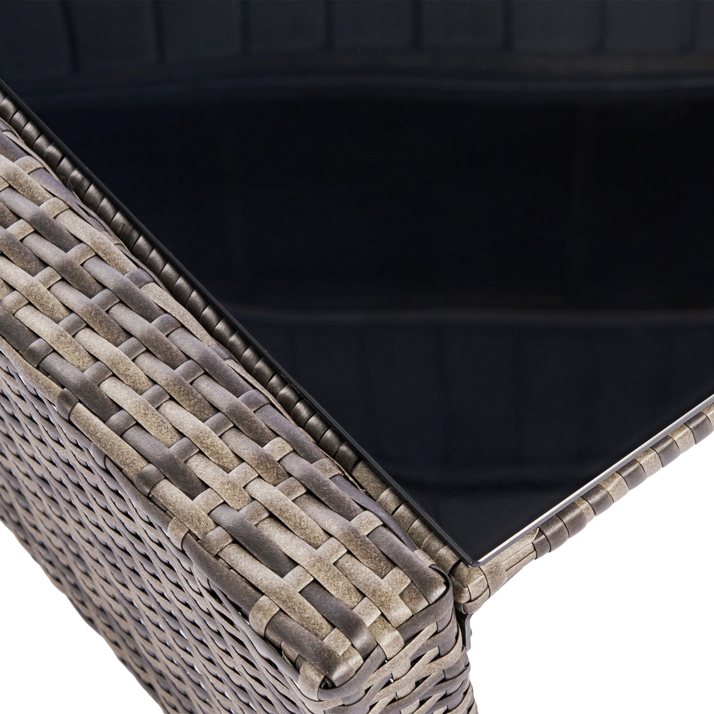 Marites Modern Patio Wicker Furniture Set