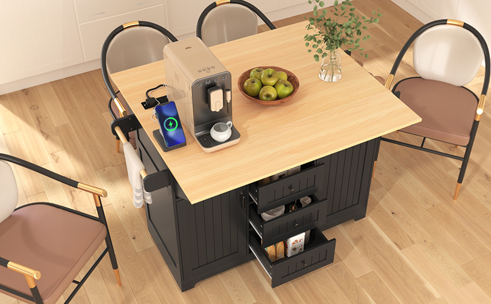 Lula Modern Simple Kitchen Island