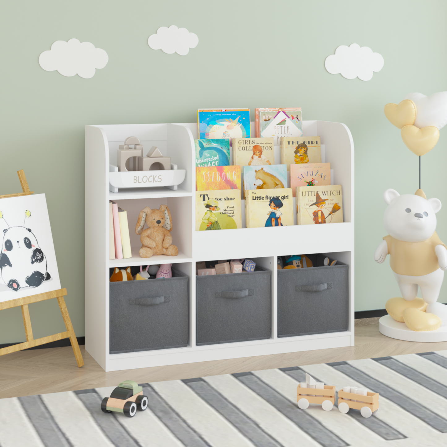 Marcel Modern Multifunctional Storage Bookcase