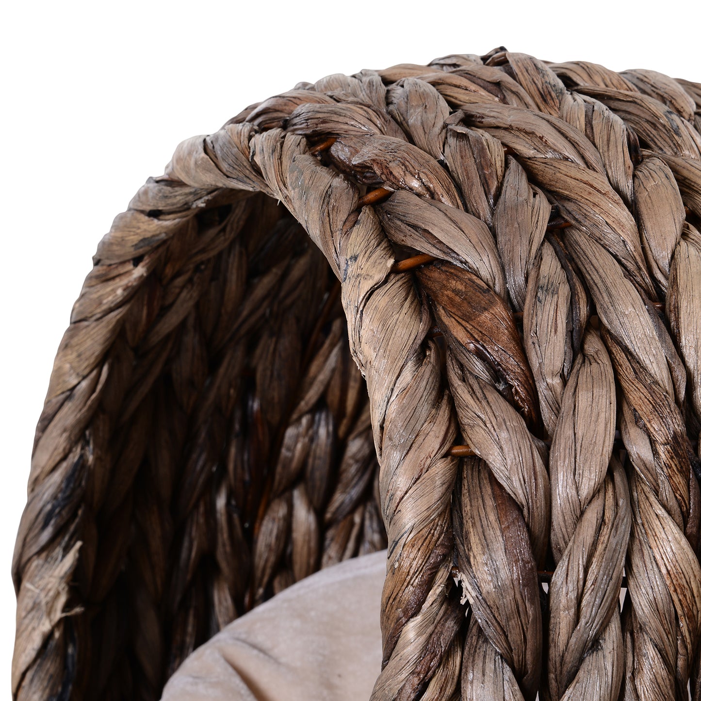 Amity Contemporary Handwoven Elevated Cat Bed