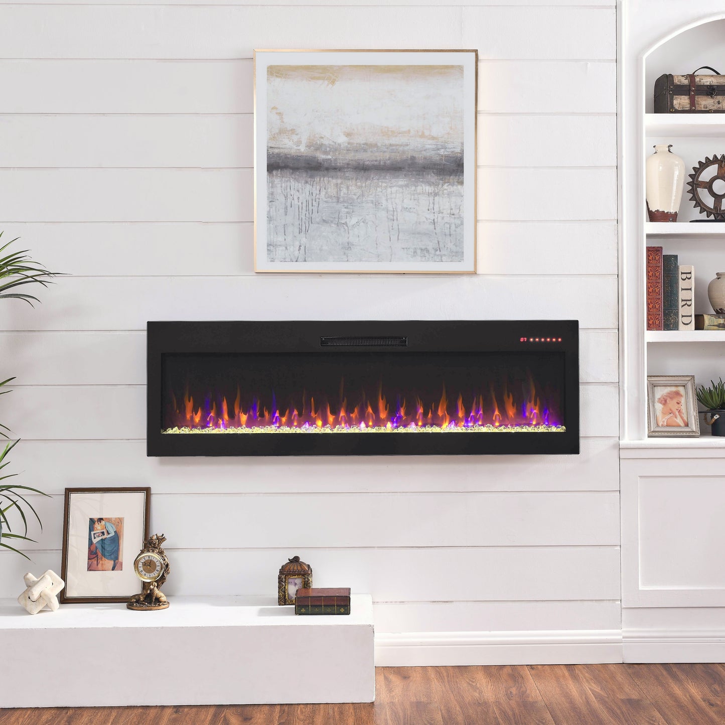 Jiron Modern Electric Wall Fireplace