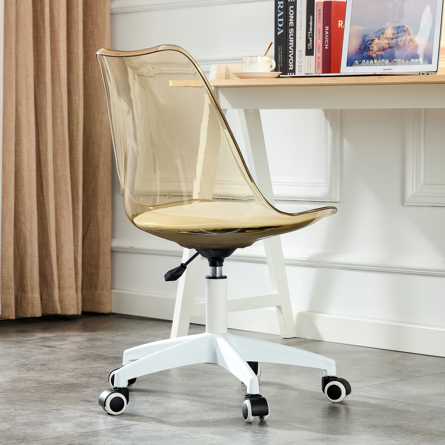 Luz Modern Amber Swivel Chair