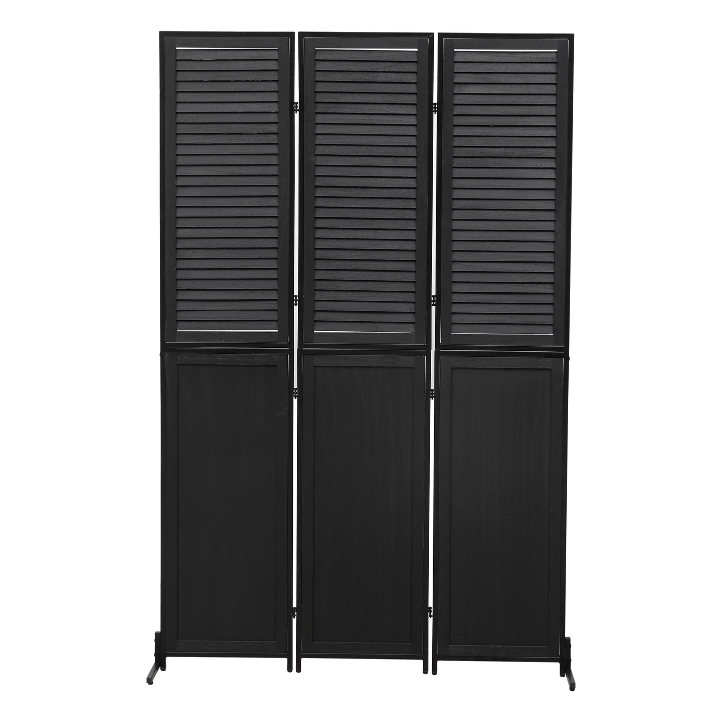 Westport Modern Wood Folding Privacy Screen