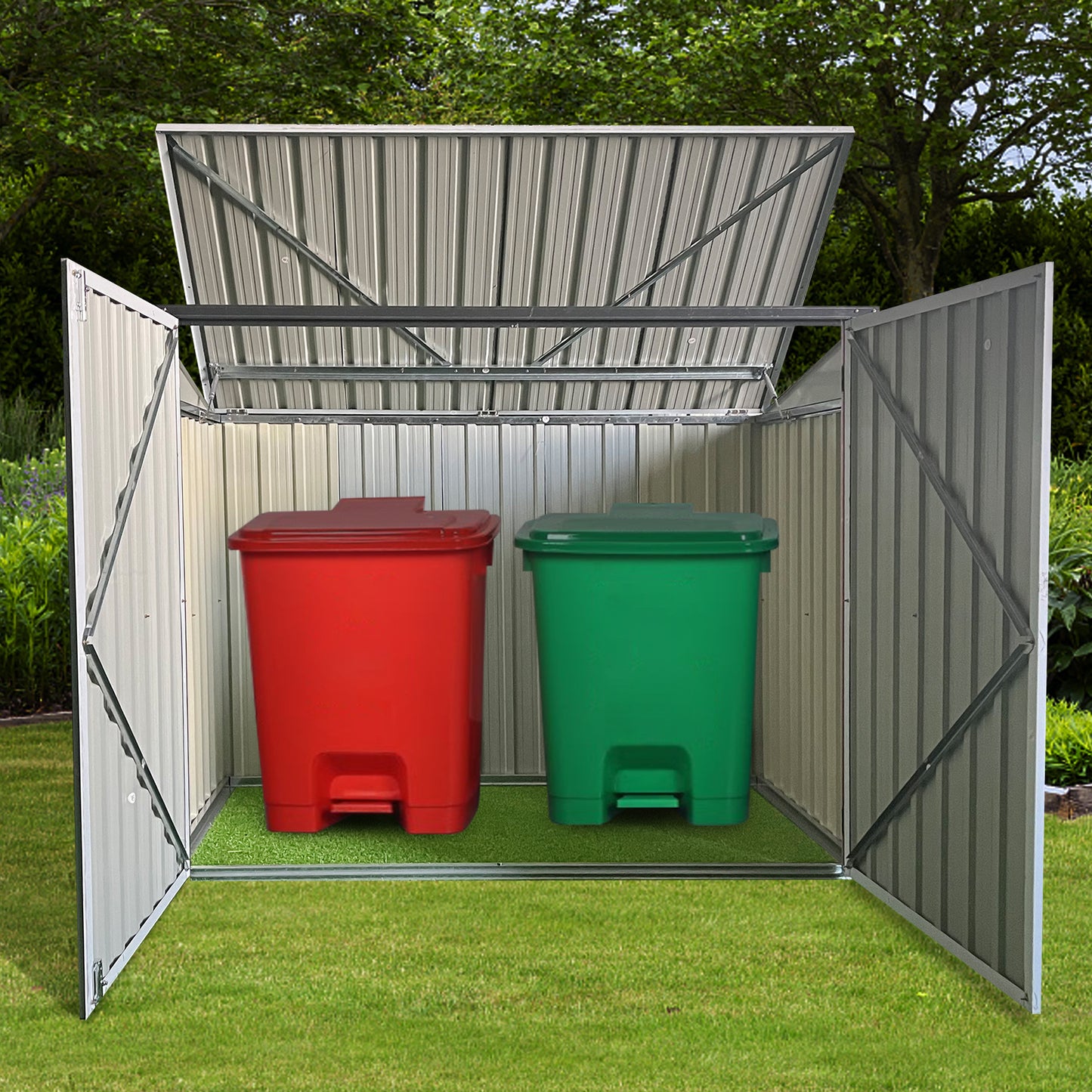 Lula Industrial Metal Shed
