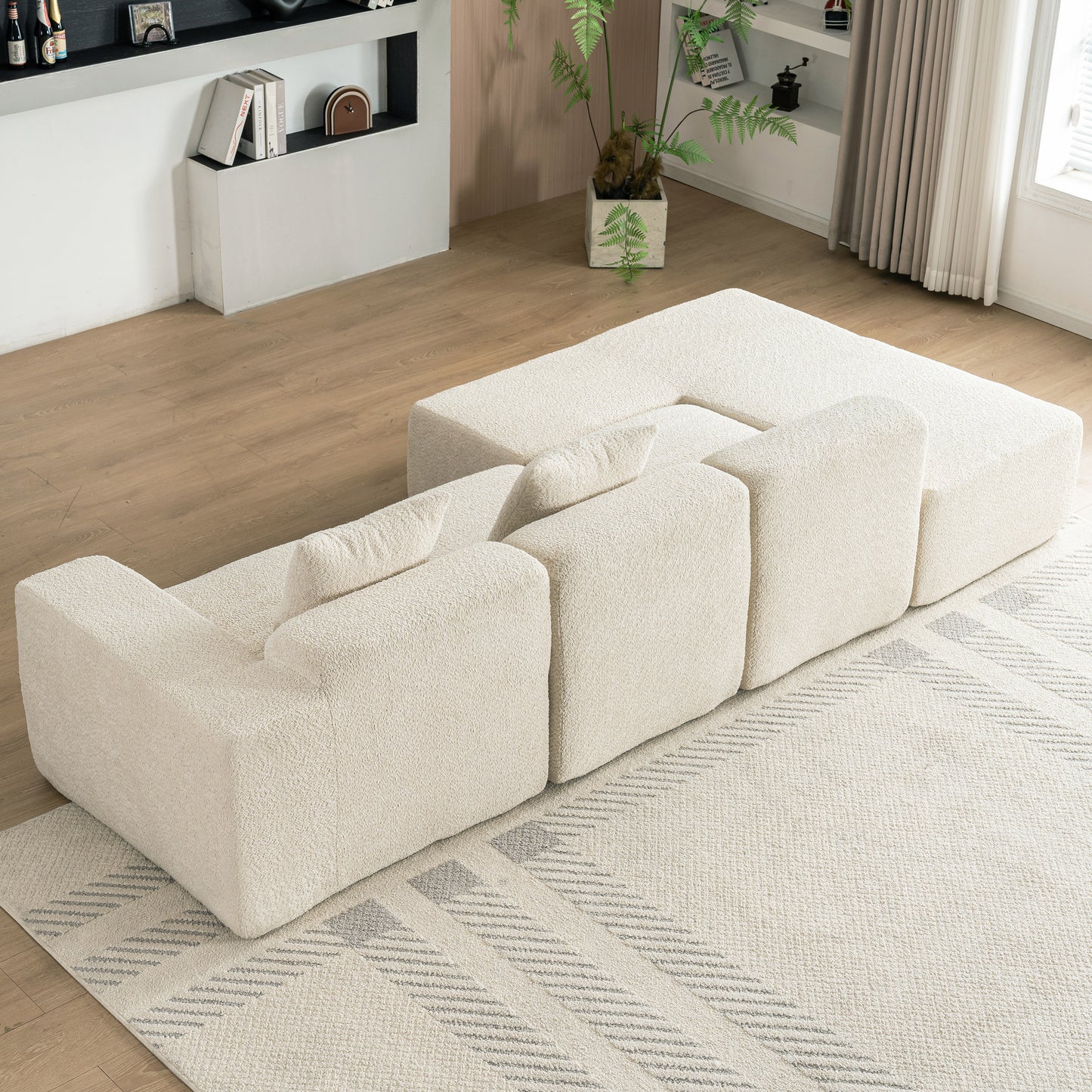 Luz Contemporary Sectional Sofa Set