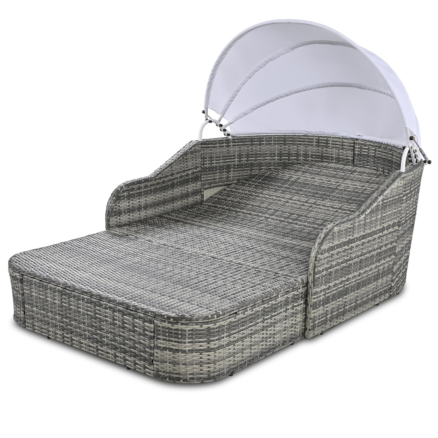 Oakridge Modern Canopy Sunbed Daybed