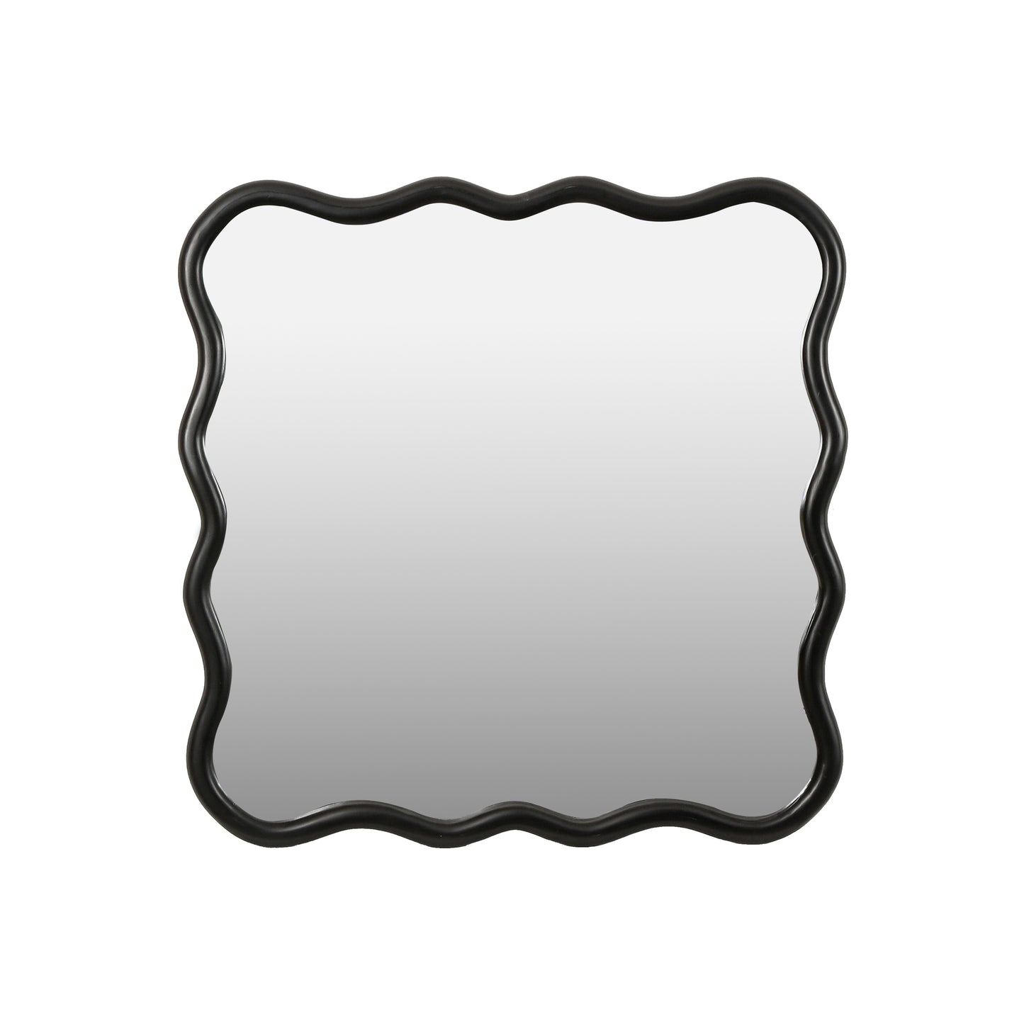 Luz Contemporary Wavy Mirror