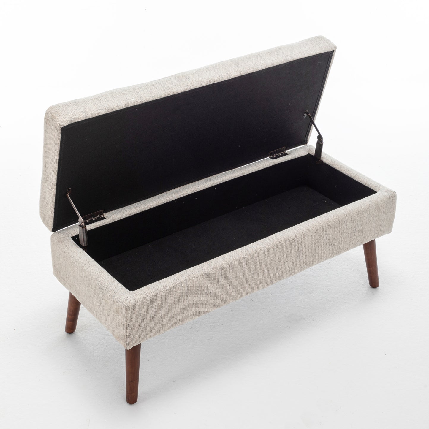 Kingsly Contemporary Upholstered Storage Bench