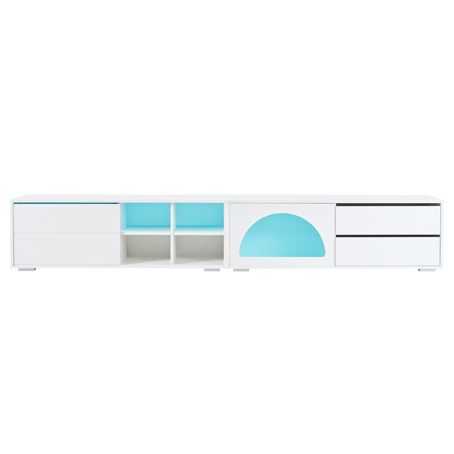 Amity Modern Velvet TV Stand