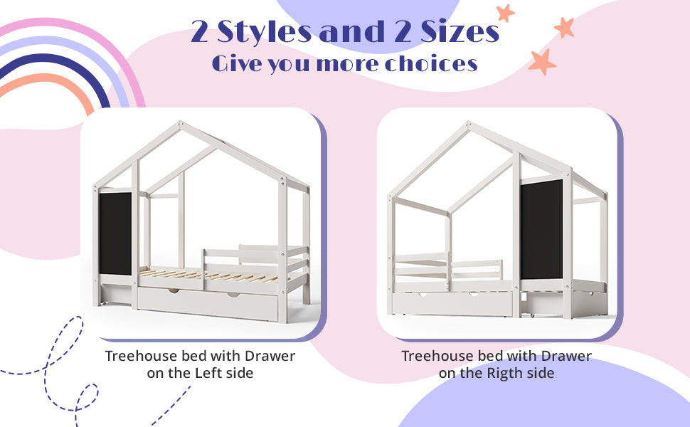 Elmcrest Craftsman Twin House Bed