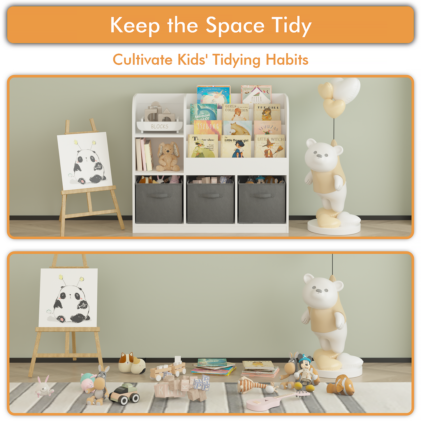 Marcel Modern Multifunctional Storage Bookcase